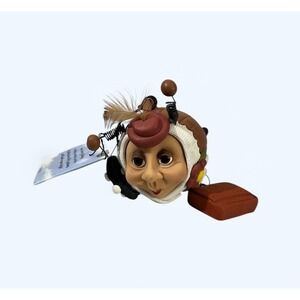 Jitterbugs by Susan Newman 2.5"Business Bug Hanging Clay Figure Ornament NIB